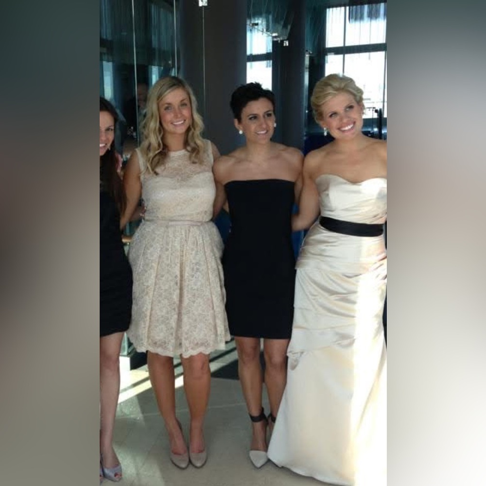 Black stretchy sleeveless simple, and elegant dress small